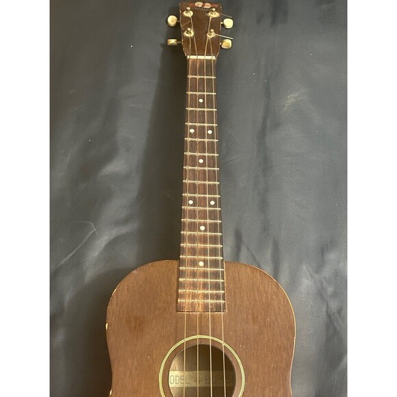Vintage 1950s Weiss Del Canto Baritone Ukulele Model‎ B.U. 150 Mahogany - Picture 5 of 12